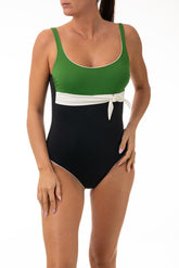 INTERO  IMBOTTITO DONNA  NERO A2524 NEROVERDE LUISA MARIA LUGLI